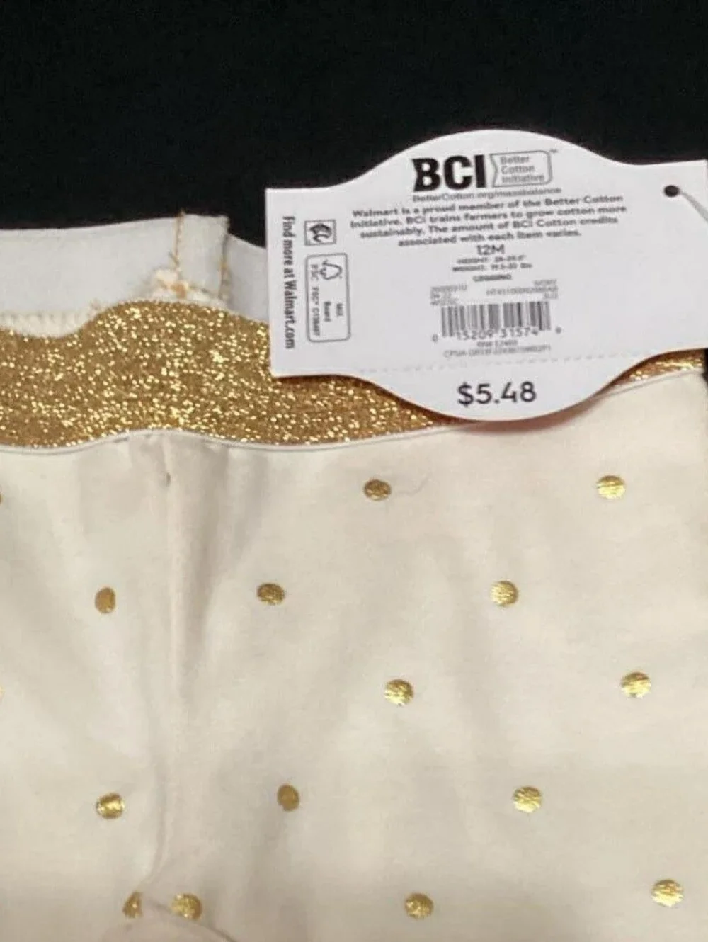 Holiday Time Kids Red & Gold Holiday Leggings and Gold Snowflake Tutu Set